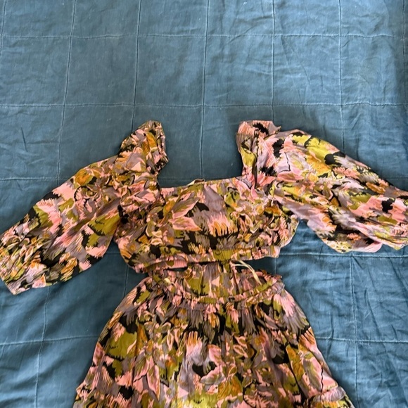 Cleobella Paris Dress | Tapesty Print | Ankle length back cut out dress Size M - Picture 9 of 13